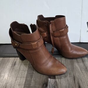Tory Burch Brown Ankle Boots